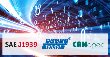 Absolute Singleturn Drehgeber mit Feldbus-Kommunikation: SAE, Profibus, CANopen, Auflösung bis 16 Bit, explosionsgeschützte Varianten ATEX / IECEx