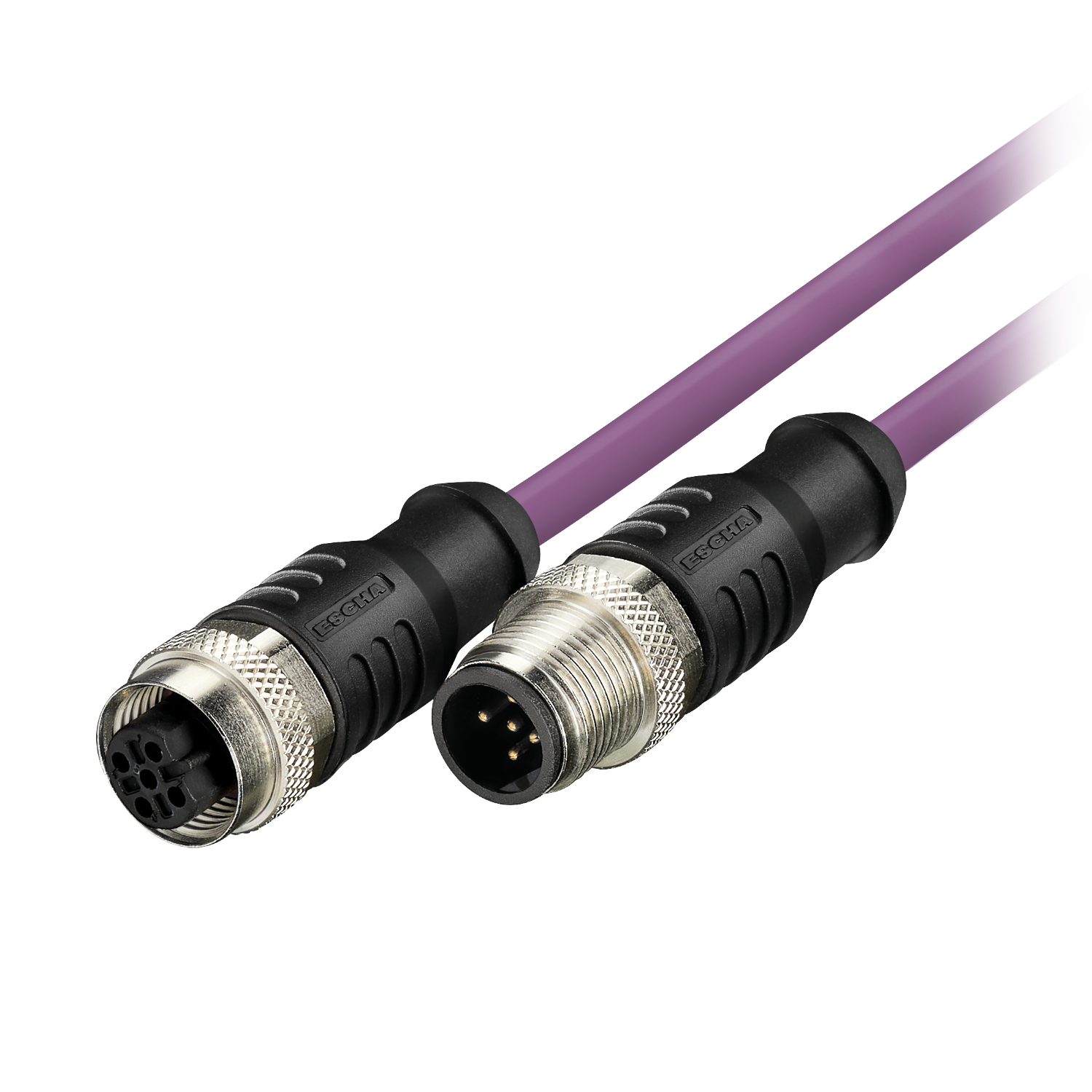 M12 Connector with cable ,   