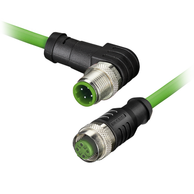 M12 Connector with cable ,   