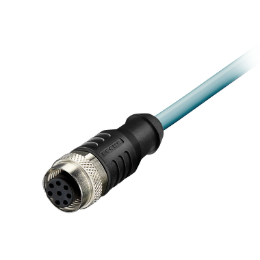 M12 Connector with cable ,   