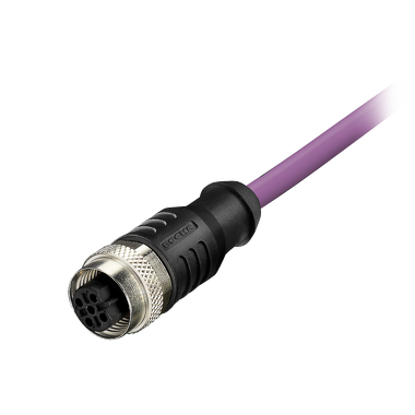 M12 Connector with cable ,   