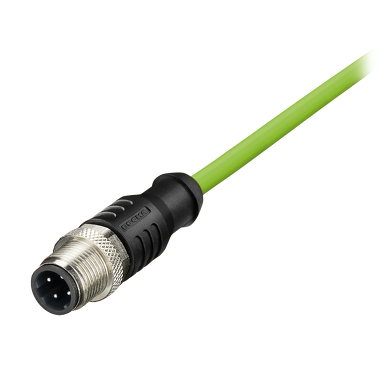 M12 Connector with cable ,   