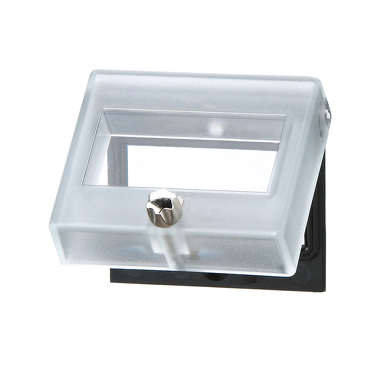 Transparent cover, lockable