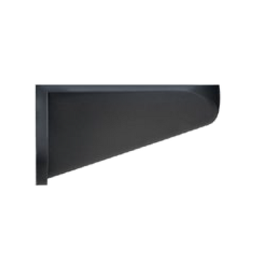 Angle bracket, concealed cable entry